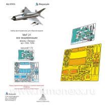 Набор фототравления цветные приборные доски для MiGG-21, все модификации (Звезда)