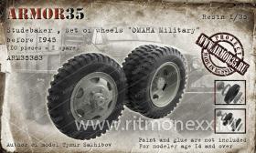 Набор колес "OMAHA Military" до 1945 г. (10 шт + 1 запаска)