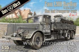 Немецкий тягач Faun L900 Hardtop 2in1