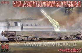 Schwerer Plattformwagen Type SSyms 80