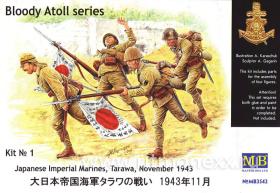 Серия "Кровавый Атолл", Набор №1, Японские императорские морские пехотинцы, Тарава, Ноябрь 1943