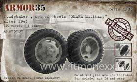 Студебеккер Набор колес "OMAHA Military" после 1945 г. (10 штук + 1 запаска)
