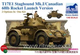 T17E1 Staghound Mk.I/Canadian 60lb rocket launch Version