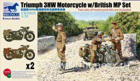 Triumph 3HW Motorcycle w/British MP Set