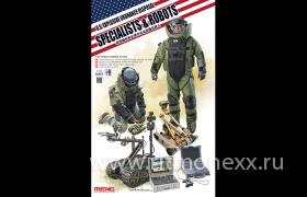 U.S. Explosive Ordnance Disposal Specialists & Robots