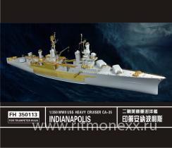 USS WWII Heavy Cruiser Indianapolis CA-35(ForTrumpeter 05326)