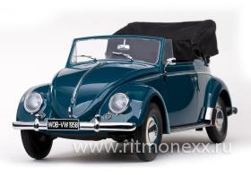 Volkswagen K&#228;fer Cabriolet, Atlas Blue 1958