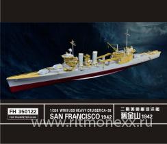 WWII USS Heavy Cruiser San Francisico CA-38 1942(For Trumpeter 05309)